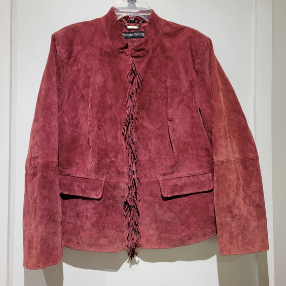 Pamela McCoy Suede Blazer - Picture 1 of 11